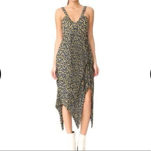 A.L.C. Kendall Sleeveless Printed Silk Dress